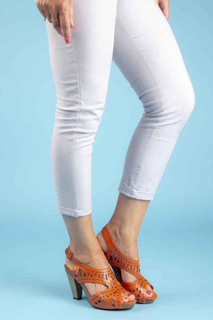 Sandały Damskie Vinceza R14-D-S-256-OR Orange Brown
