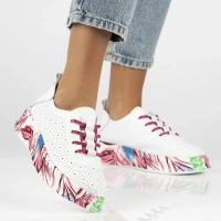 Leather shoes Filippo DP6698/25 WH FH white