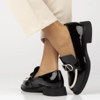 Leather lords Filippo DP6928/25 BK WH black