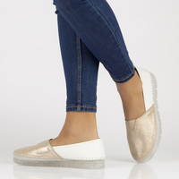 Leather shoes Filippo DP2147/22 WH GO white