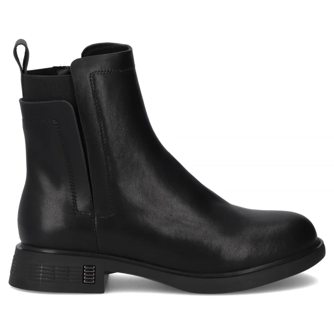 Leather ankle boots Filippo DBT7200/25 BK black