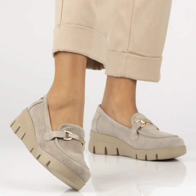 Leather shoes Filippo DP7002/25 BE beige