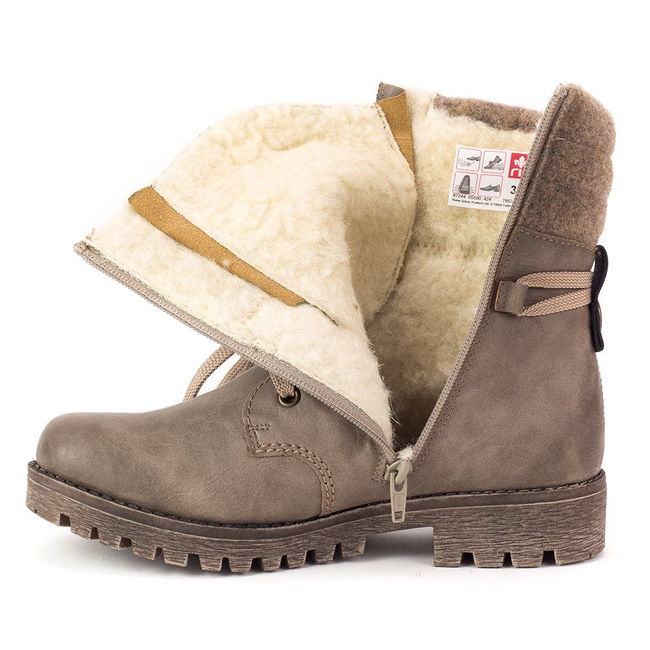 Botki Rieker 78531-64 Beige Combination