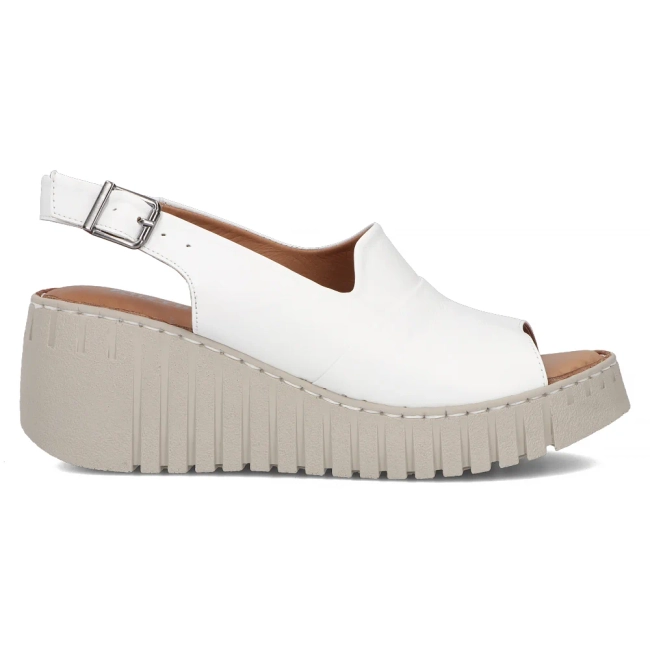 Leather sandals Artiker 54C0786 white