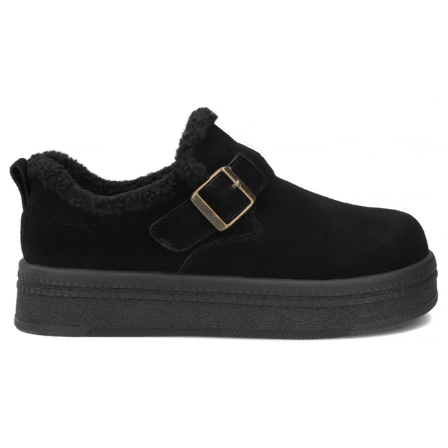 Leather shoes Filippo DP7946/26 BK black