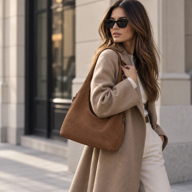 Brown handbag Olívia