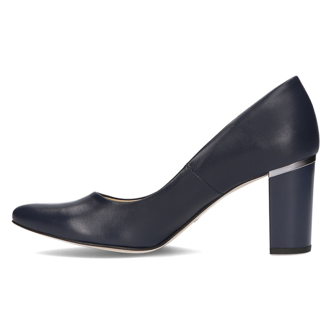 Leather pumps Filippo 2063 Navy