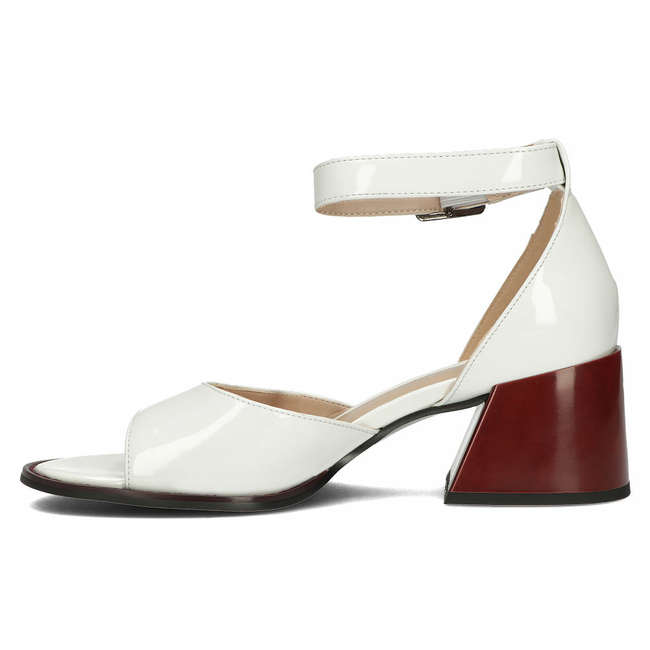 Leather sandals Filippo DS3723/22 WH white