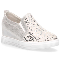 Leather shoes Filippo DP1349/20 SI silver