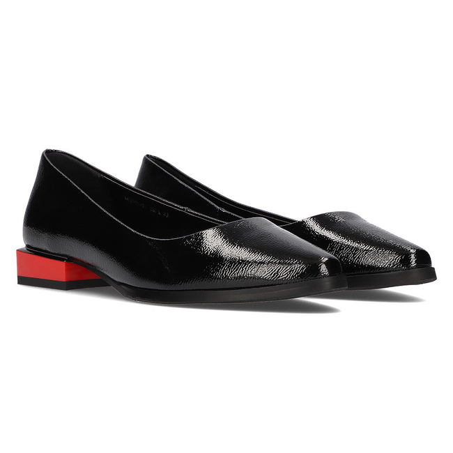 Pumps Filippo DP2383/21 BK L black lacquered