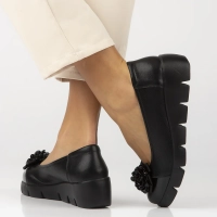 Leather shoes Filippo DP6783/25 BK black