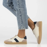 Skórzane sneakersy Filippo DP6799/25 BE NV beżowe