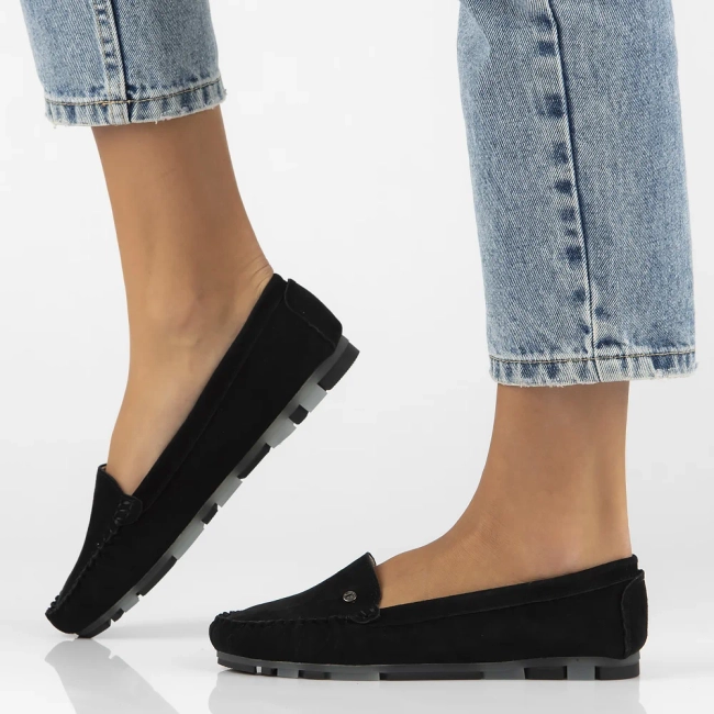 Leather loafers Filippo DP2037/25 BK black