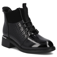Leather ankle boots Filippo DBT7275/25 BK black