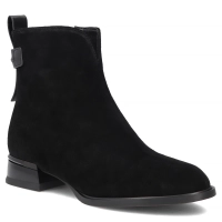 Leather heeled ankle boots Filippo DBT8182/26 BK black