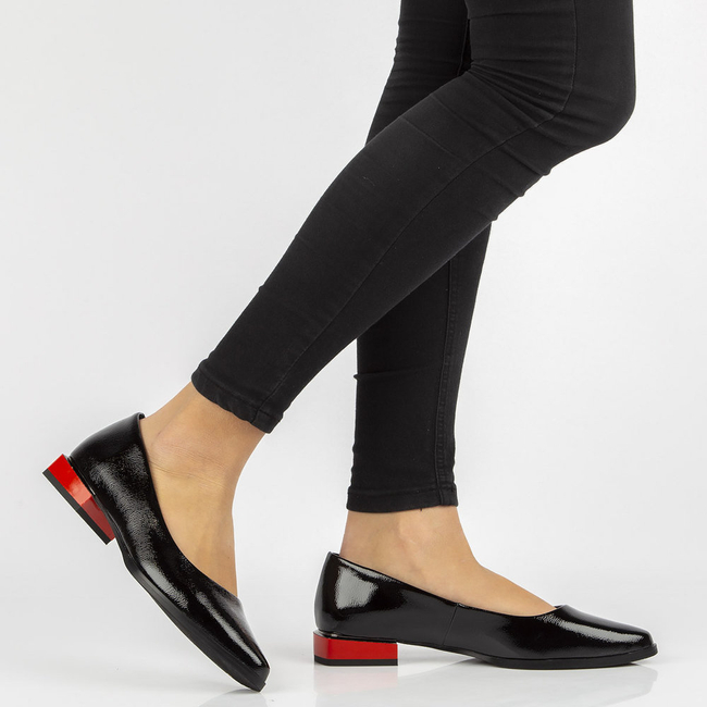 Pumps Filippo DP2383/21 BK L black lacquered