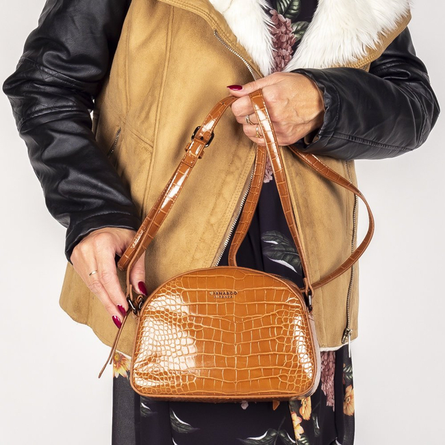 Handbag Diana DOS1945-1 Brown