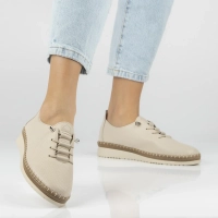 Leather shoes Filippo DP7542/26 BE beige