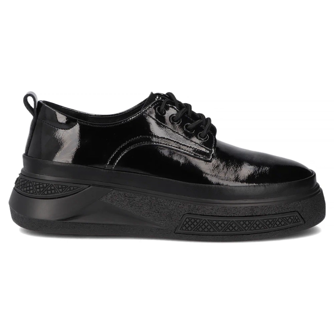 Leather shoes Filippo DP7303/25 BK black