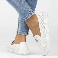 Leather shoes Filippo DP6838/25 WH white