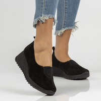 Skórzane półbuty Filippo DP3646/22 BK czarne