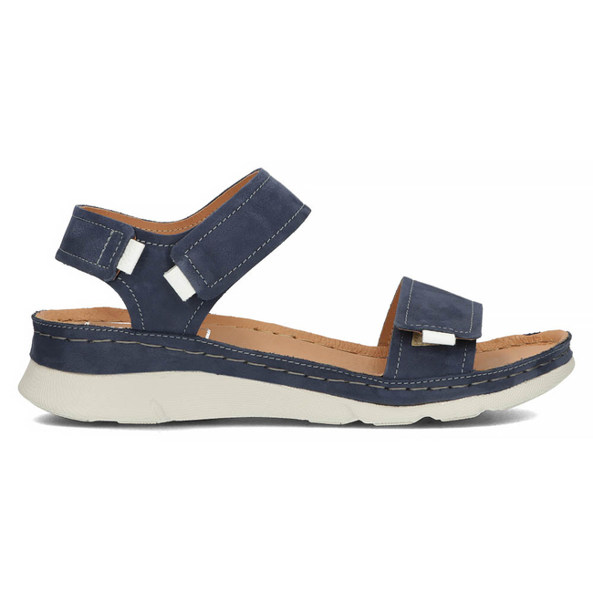 Leather sandals Filippo K828 navy