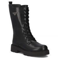 Leather ankle boots Filippo DBT6302/25 BK black