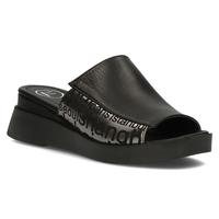 Leather flip-flops Filippo DK3921/22 BK black