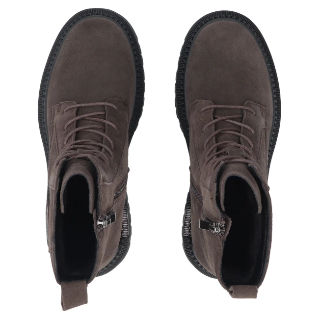 Skórzane botki Filippo DBT8063/26 D BR brązowe