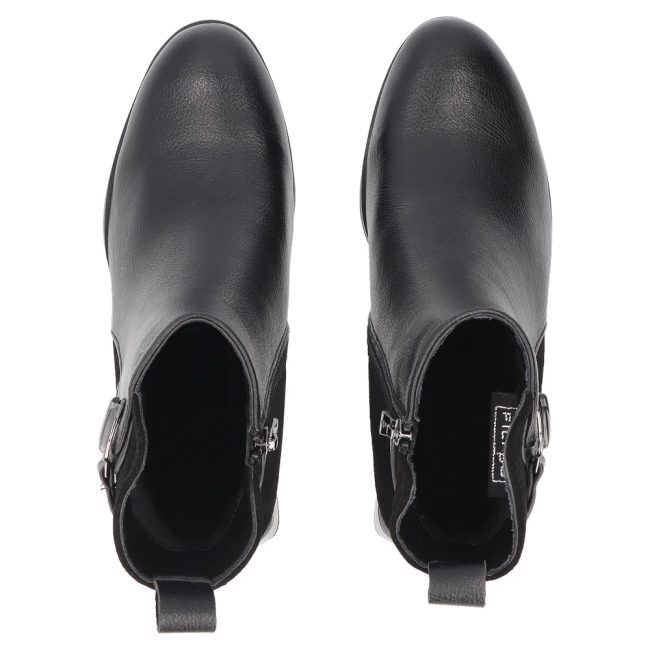 Leather ankle boots Filippo DBT8046/26 BK black