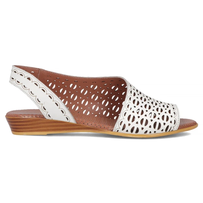 Leather sandals Artiker 56C2549 white