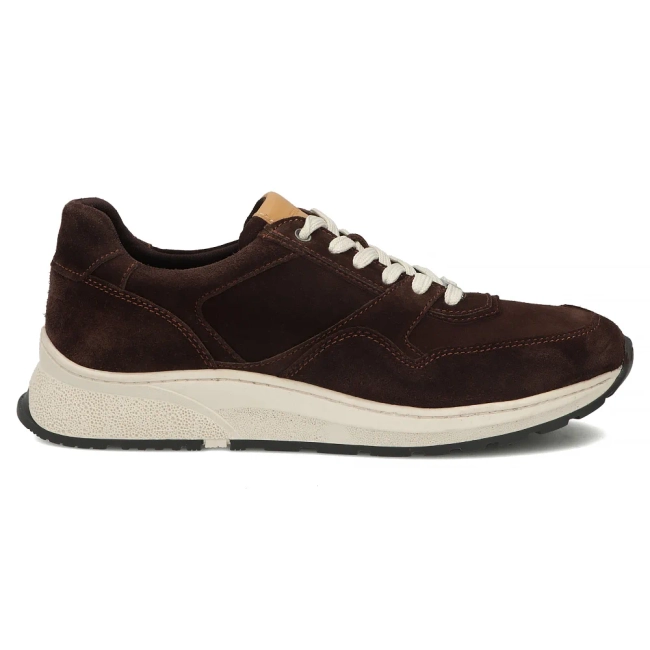 Skórzane sneakersy Filippo MP8275/26 D BR ciemnobrązowe