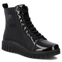 Leather ankle boots Filippo DBT7273/25 BK black