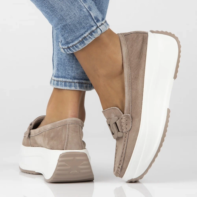 Leather shoes Filippo DP6132/25 BE beige