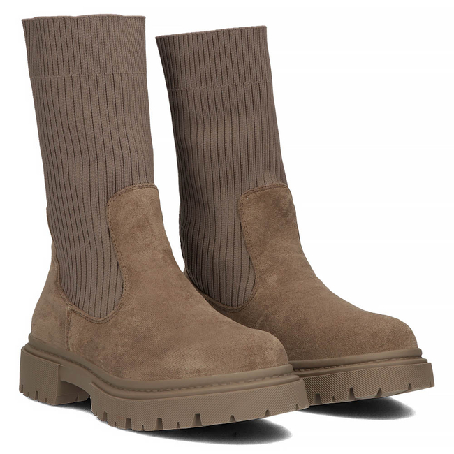 Botki na platformie Filippo DBT4228/22 TP taupe
