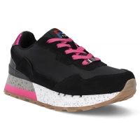 Skórzane sneakersy Filippo DP7927/26 BK FH czarne