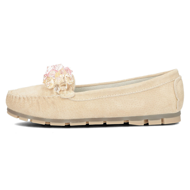 Leather loafers Filippo DP4549/23 BE beige