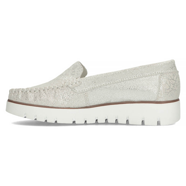 Leather loafers Filippo DP3534/22 SI silver