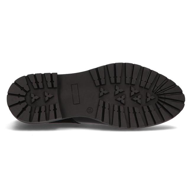 Skórzane półbuty Simen 4409A czarne