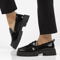 Leather shoes Filippo DP3939/22 BK black