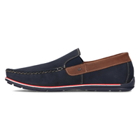 Leather loafers Filippo G-1522K navy blue