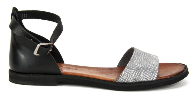 Sandals Nessi 18382 Black + Grey ST