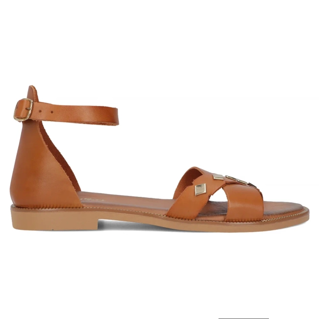 Leather sandals Filippo 40378 brown