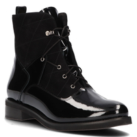 Leather ankle boots Sagan 4671 black