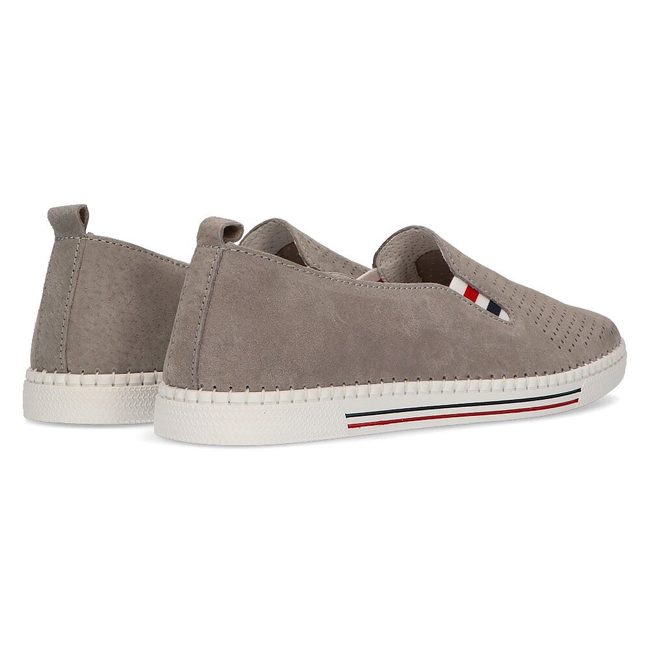 Leather shoes FILIPPO DP1272/21 GR gray