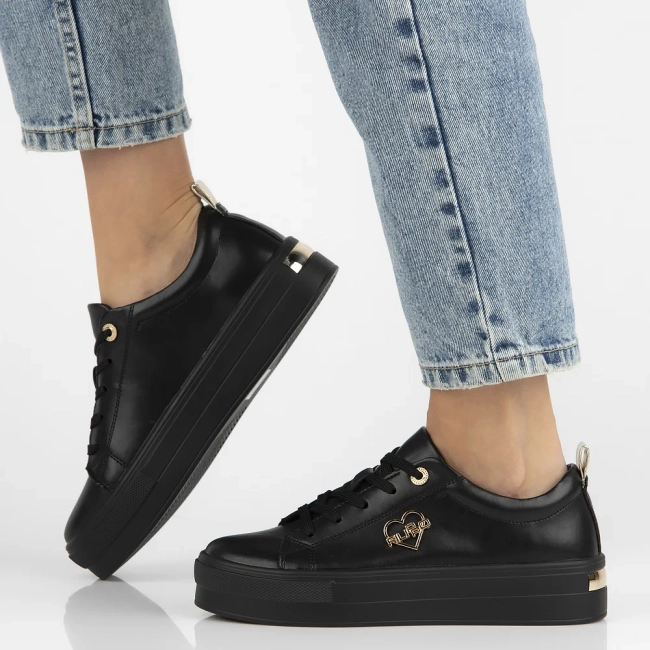 Leather shoes Filippo DP3533/25 BK H black