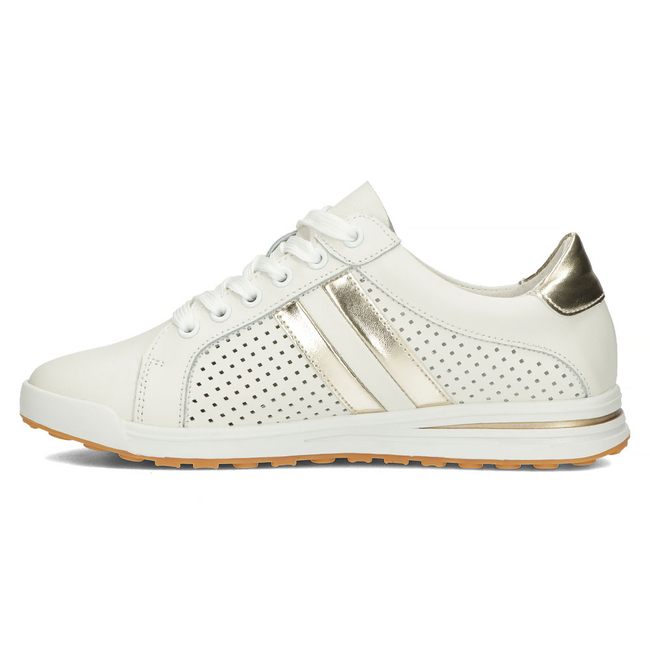 Leather shoes Filippo DP4477/23 WH GO white