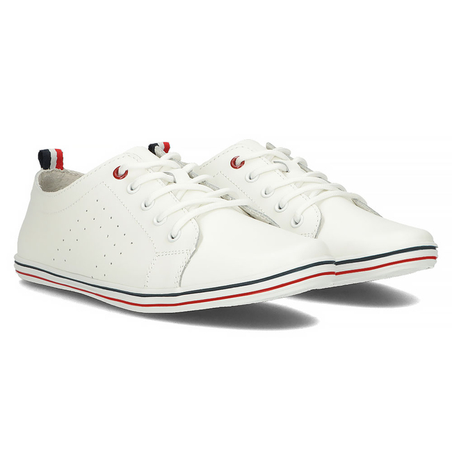 Leather shoes Filippo DP073/23 WH white