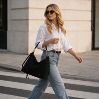 Black handbag Stella