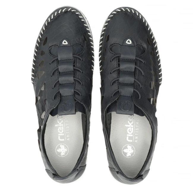 Leather Shoes Filippo 49956-14 blue